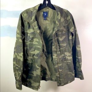 Camo utility jacket